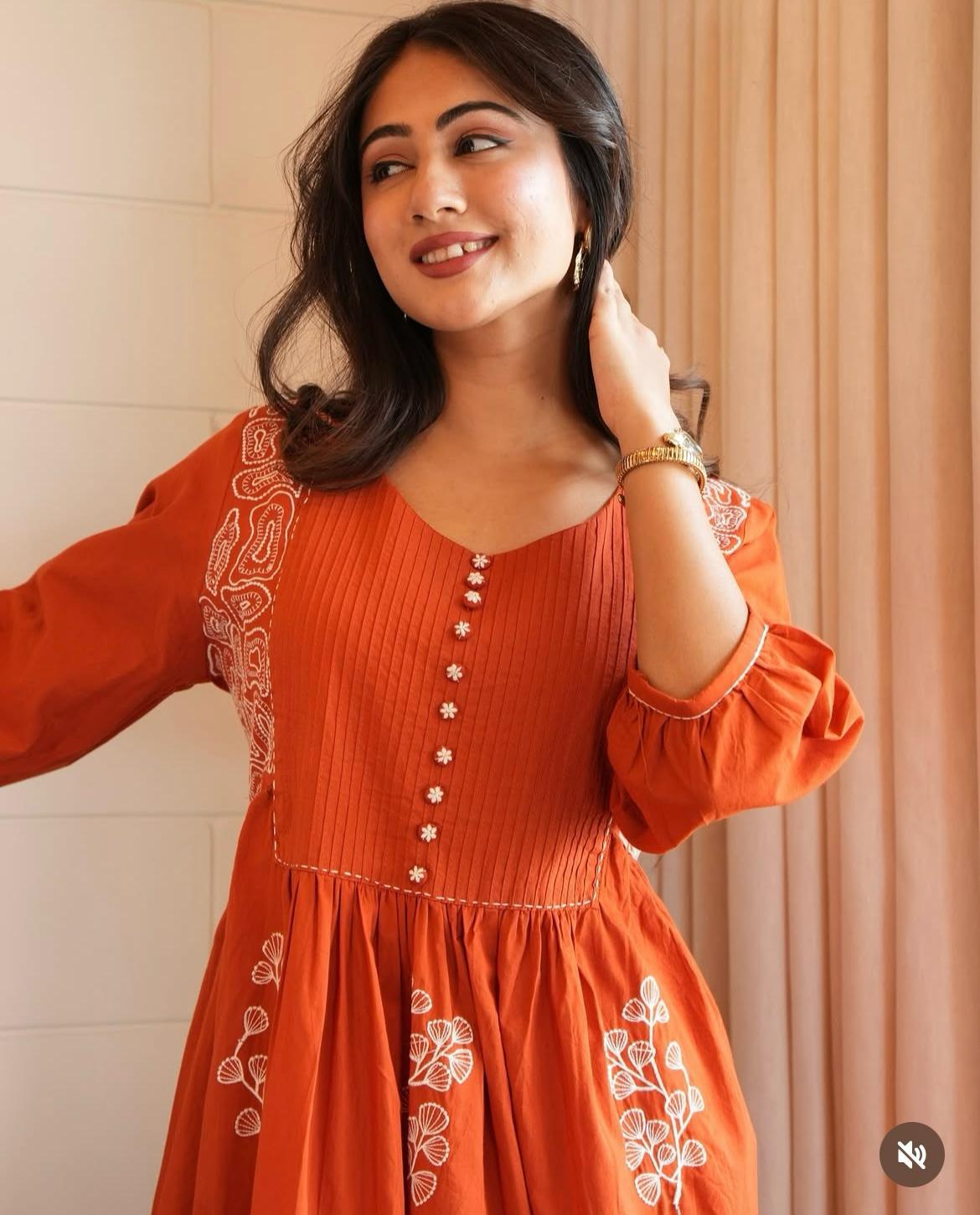 Pure Cotton Printed Kurta Set with Dupatta For Woman