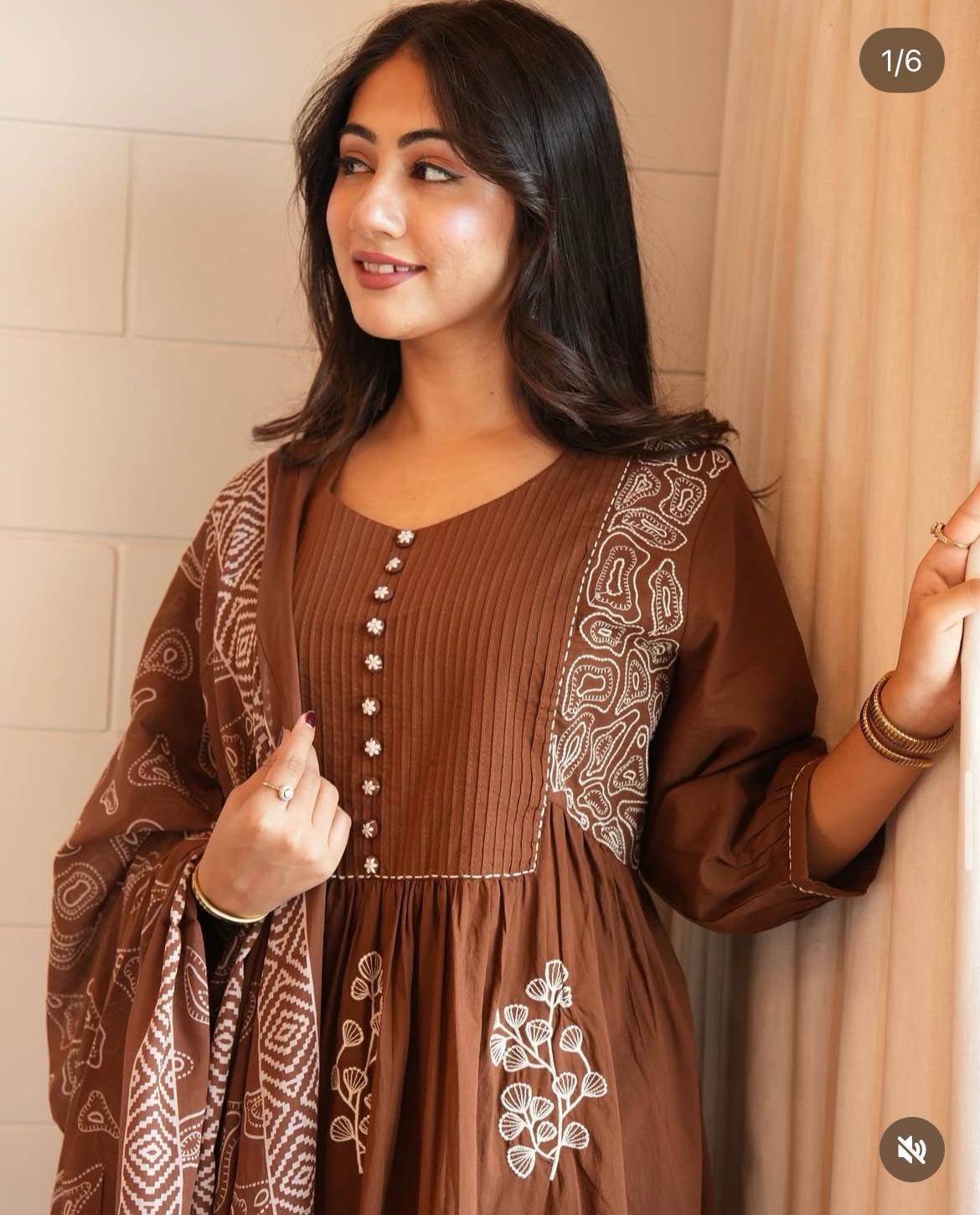 Pure Cotton Printed Kurta Set with Dupatta For Woman